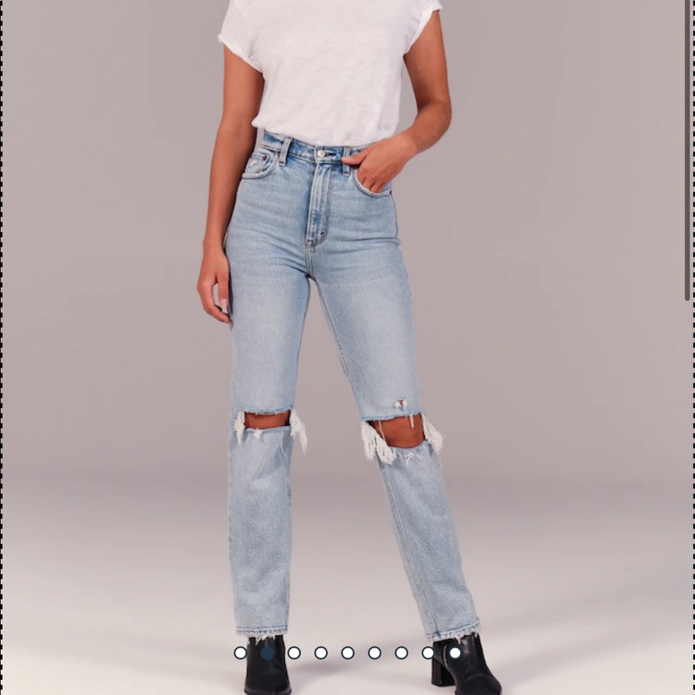 Abercrombie 90’s straight jeans